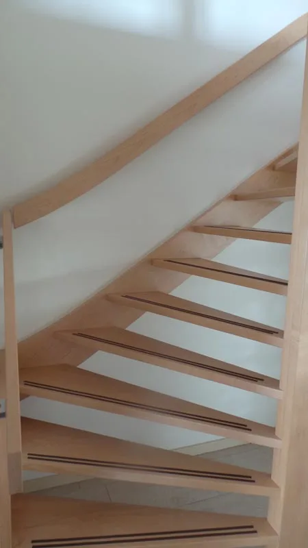Trap uit de eigen timmerwerkplaats: hard maple